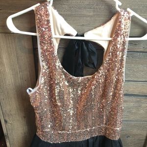Sequin, short event dress